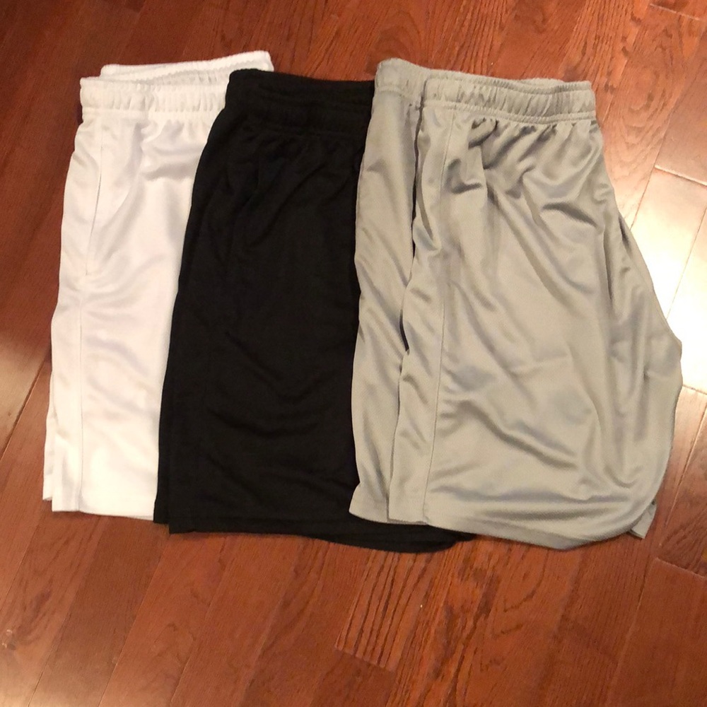 Three Coofandy gym shorts.   White, black and grey.  Never worn.